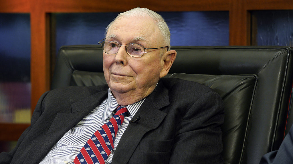 File photo of Berkshire Hathaway Vice Chairman Charlie Munger listens to a question during an interview in Omaha, Nebraska, U.S., May 7, 2018. /CFP