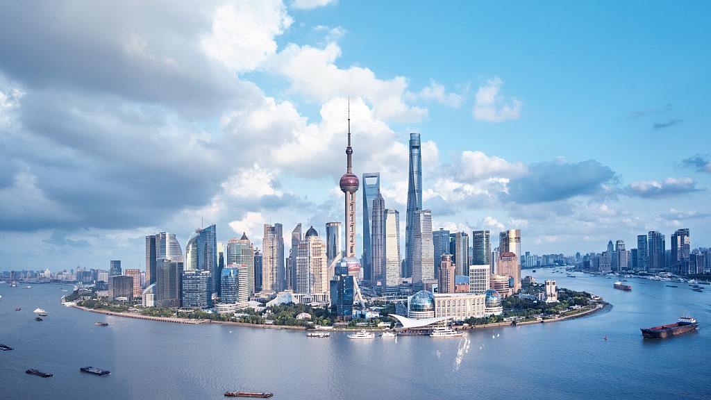 A view of the skyline of Shanghai, China. /CFP