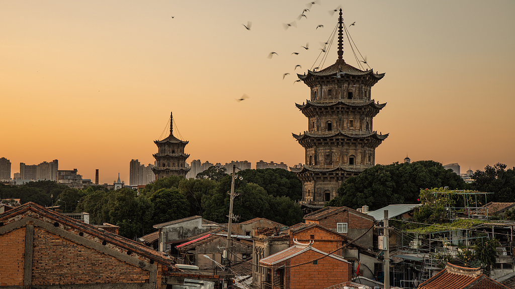 A file photo shows the Kaiyuan Temple in Quanzhou, Fujian Province. /CFP