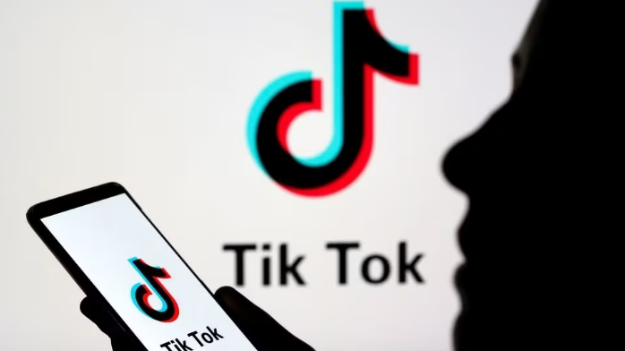 A person holds a smartphone with TikTok logo displayed in this picture illustration. /Reuters
