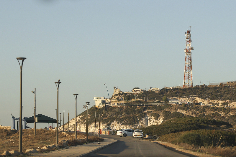 Israeli fortifications along the northern border with Lebanon near the evacuated town of Shlomi in Shlomi, Israel, November 29, 2023. /CFP
