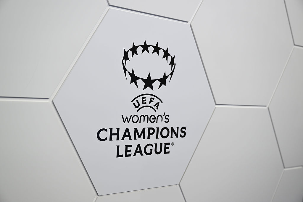 A view of the UEFA Women's Champions League logo at the UEFA Headquarters in Nyon, Switzerland, September 1, 2022. /CFP