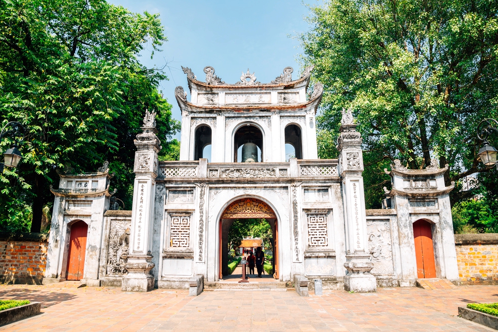 Located to the south of the Imperial Citadel of Thang Long is the Temple of Literature, Vietnam's first university. /IC