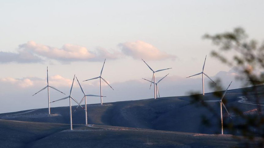 A view of wind turbines in Konya, Türkiye, December 9, 2023. /Xinhua
