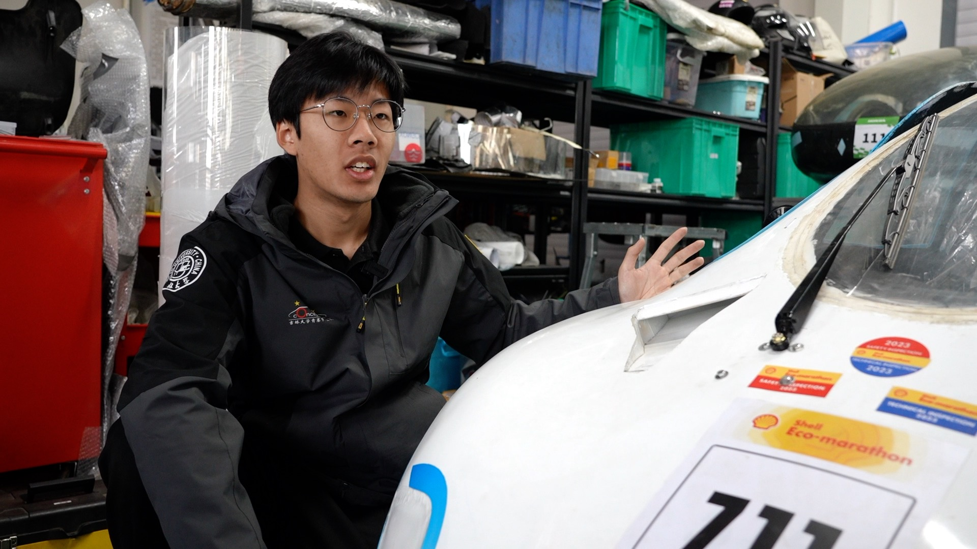 Li Mingyu (pictured) is the team leader of Kensai Energy Conservation Team of Jilin University. /CGTN