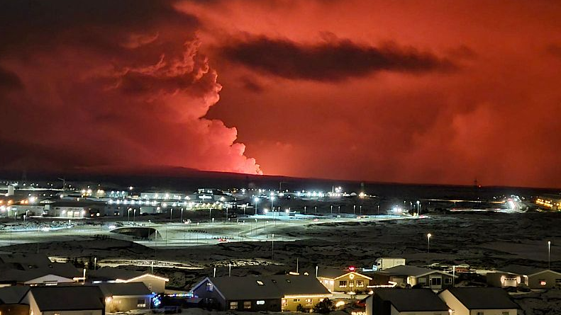 Live: Volcanic eruption sparks emergency measures in Iceland