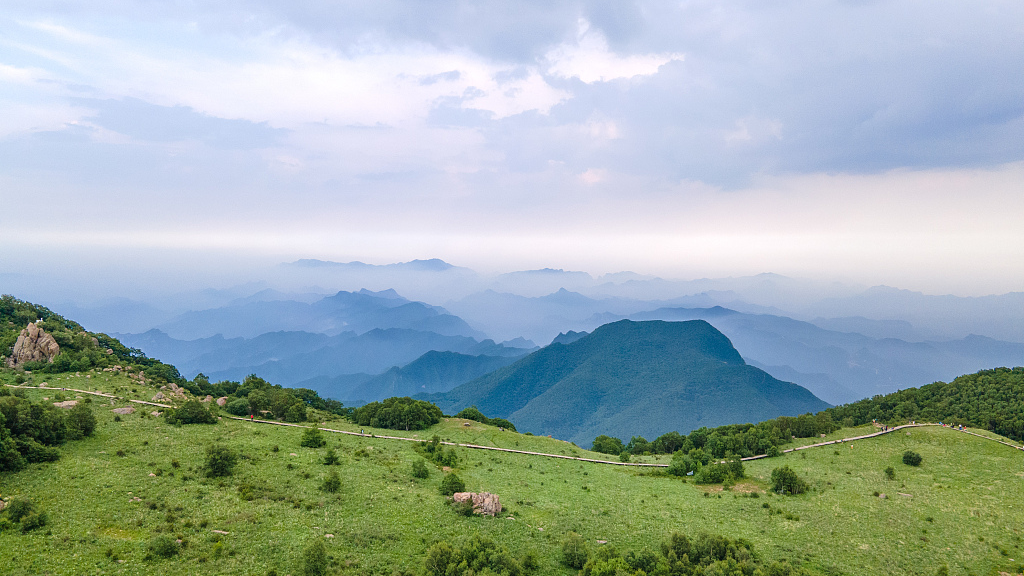 Baihua Mountain Natural Scenic Area, one of the first batch of key habitats for terrestrial wild animals, in Beijing, capital of China. /CFP