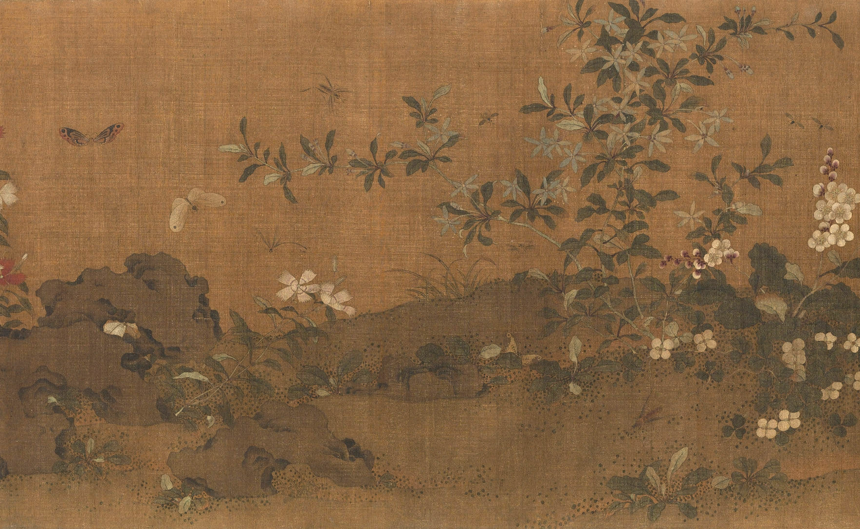 Northern Song Dynasty painting captures flowers, insects