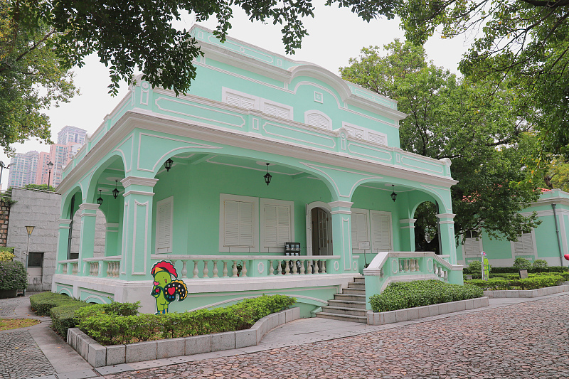 The Taipa Houses Museum houses an old building complex used by Portuguese families living in Macao during the first half of the 20th century. /CFP