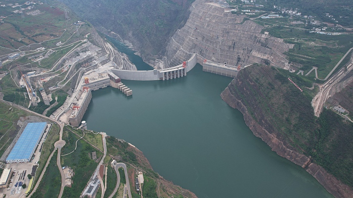 Baihetan Hydropower Station in southwest China's Sichuan Province, July 21, 2023. /CFP