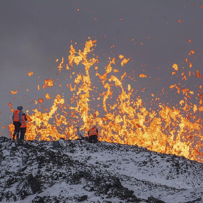 Lava flows continue to decrease, flights not affected in Iceland - CGTN