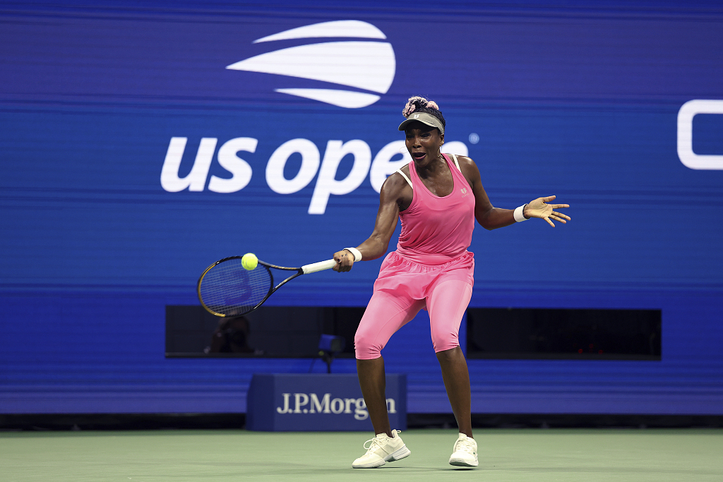 Venus Williams in action during the U.S. Open in New York, U.S., August 29, 2023. /CFP