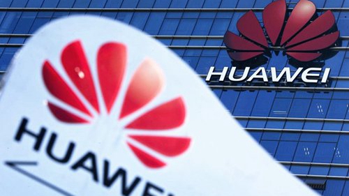 The logo of China's tech giant Huawei. /Xinhua
