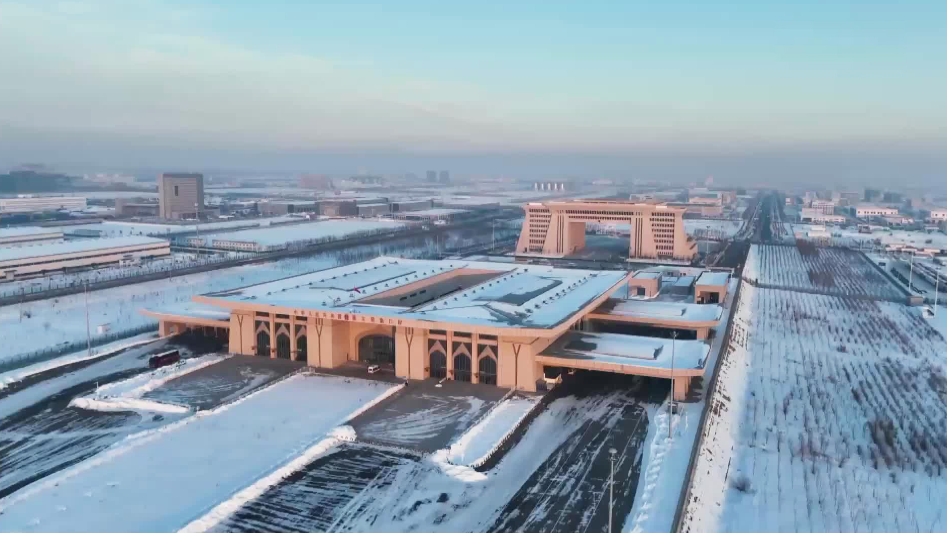 Live: Winter view of Khorgos in northwest China's Xinjiang – Ep. 3