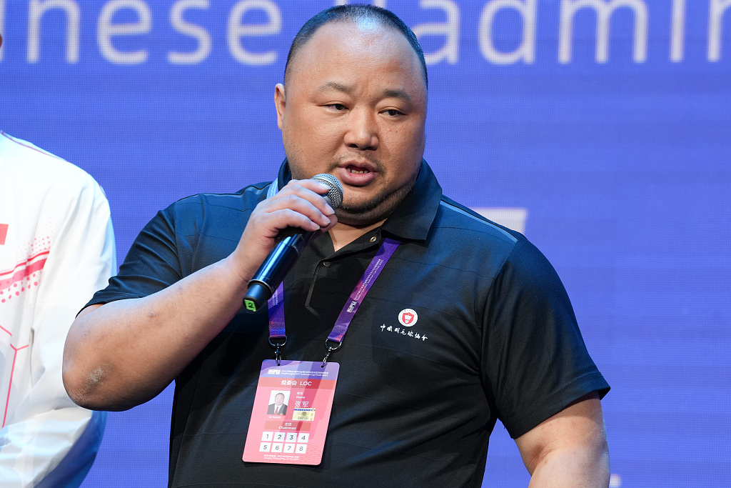 Zhang Jun, president of the Chinese Badminton Association. /CFP