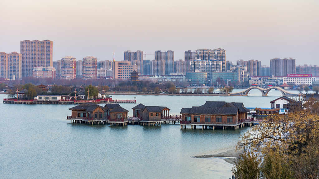 Live: A natural gem, Dongchang Lake in Shandong's Liaocheng City