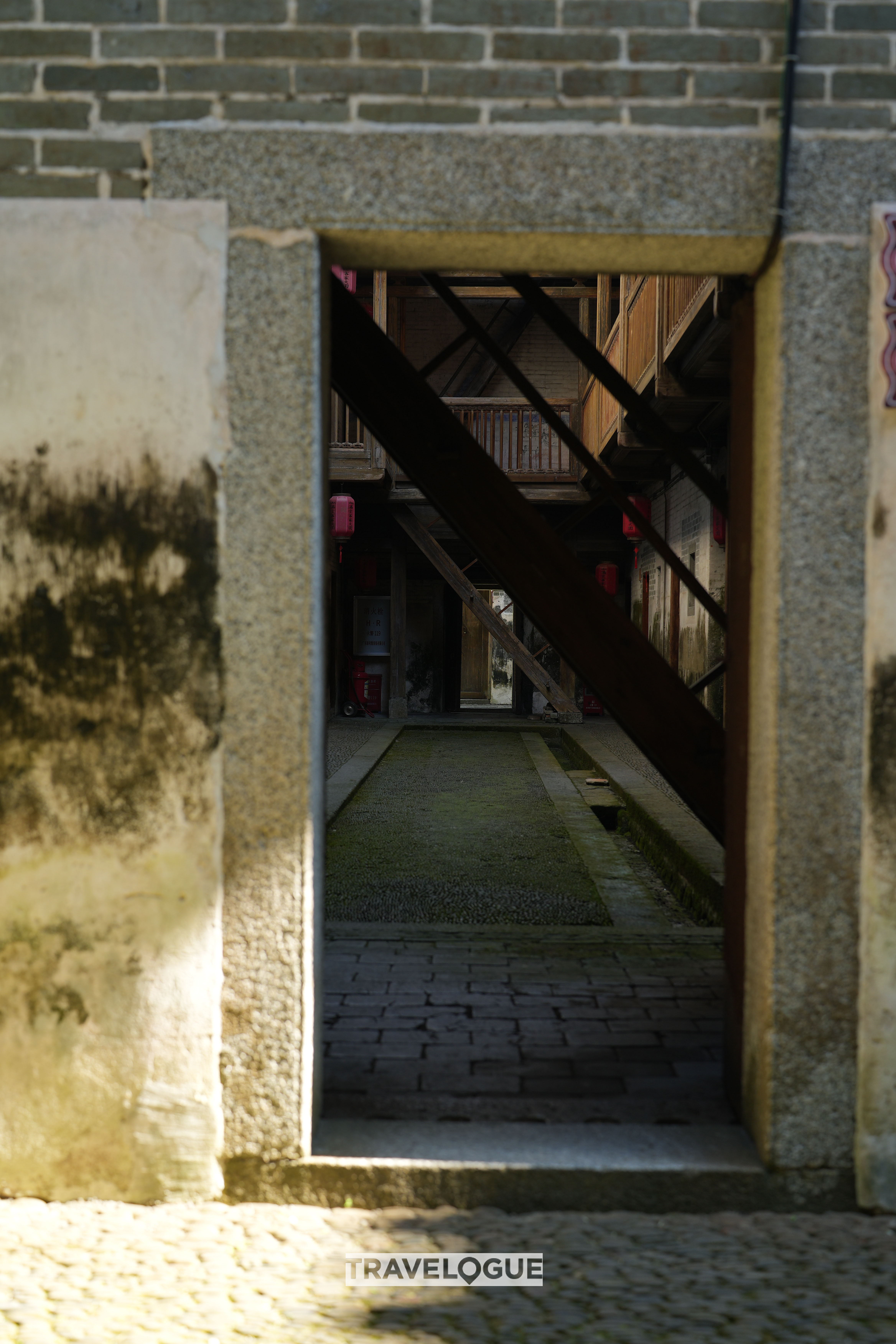 An undated photo shows typical Hakka architecture in Shaoguan, south China's Guangdong Province. /CGTN