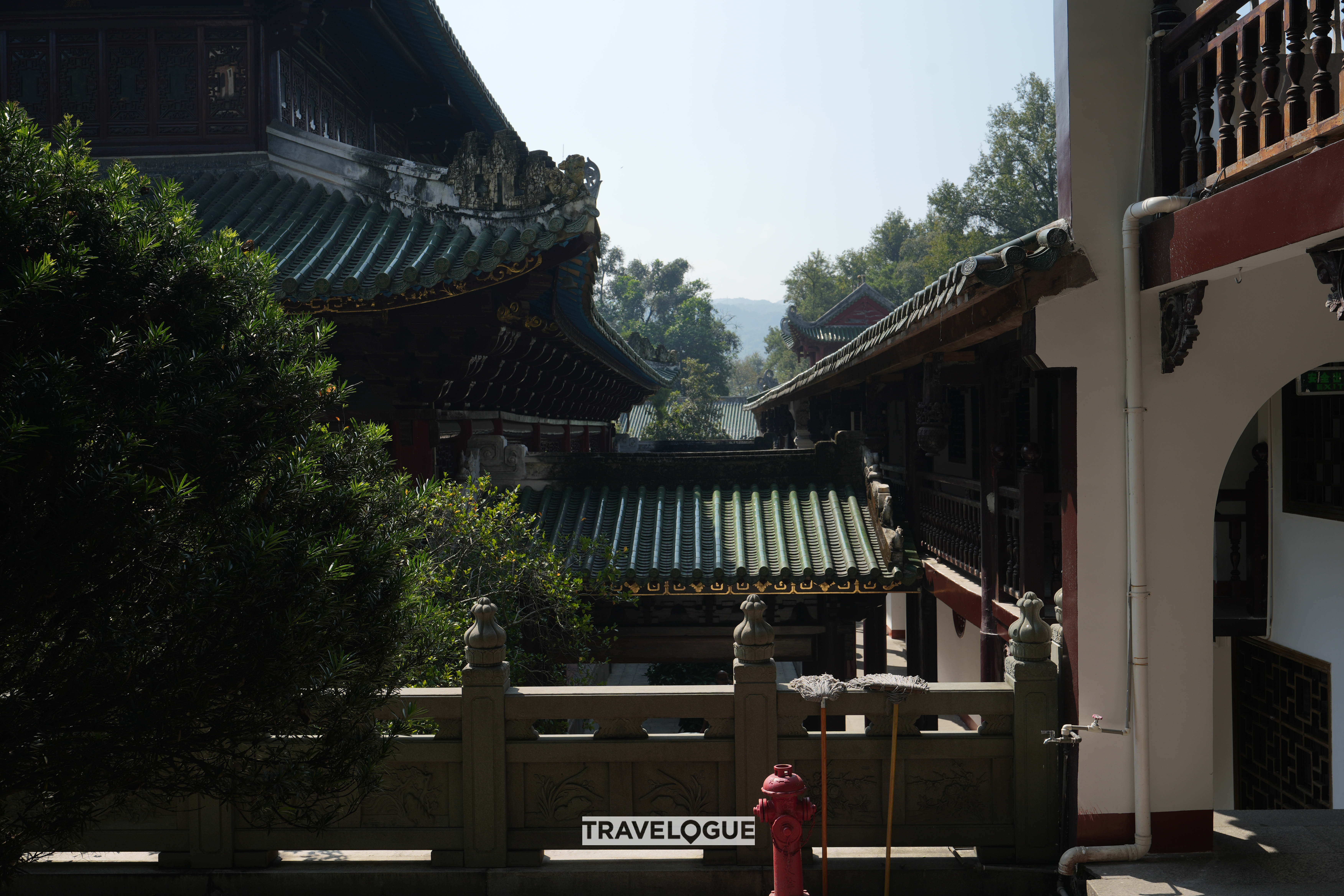 An undated photo shows the view of Nanhua Temple in Shaoguan, south China's Guangdong Province. /CGTN