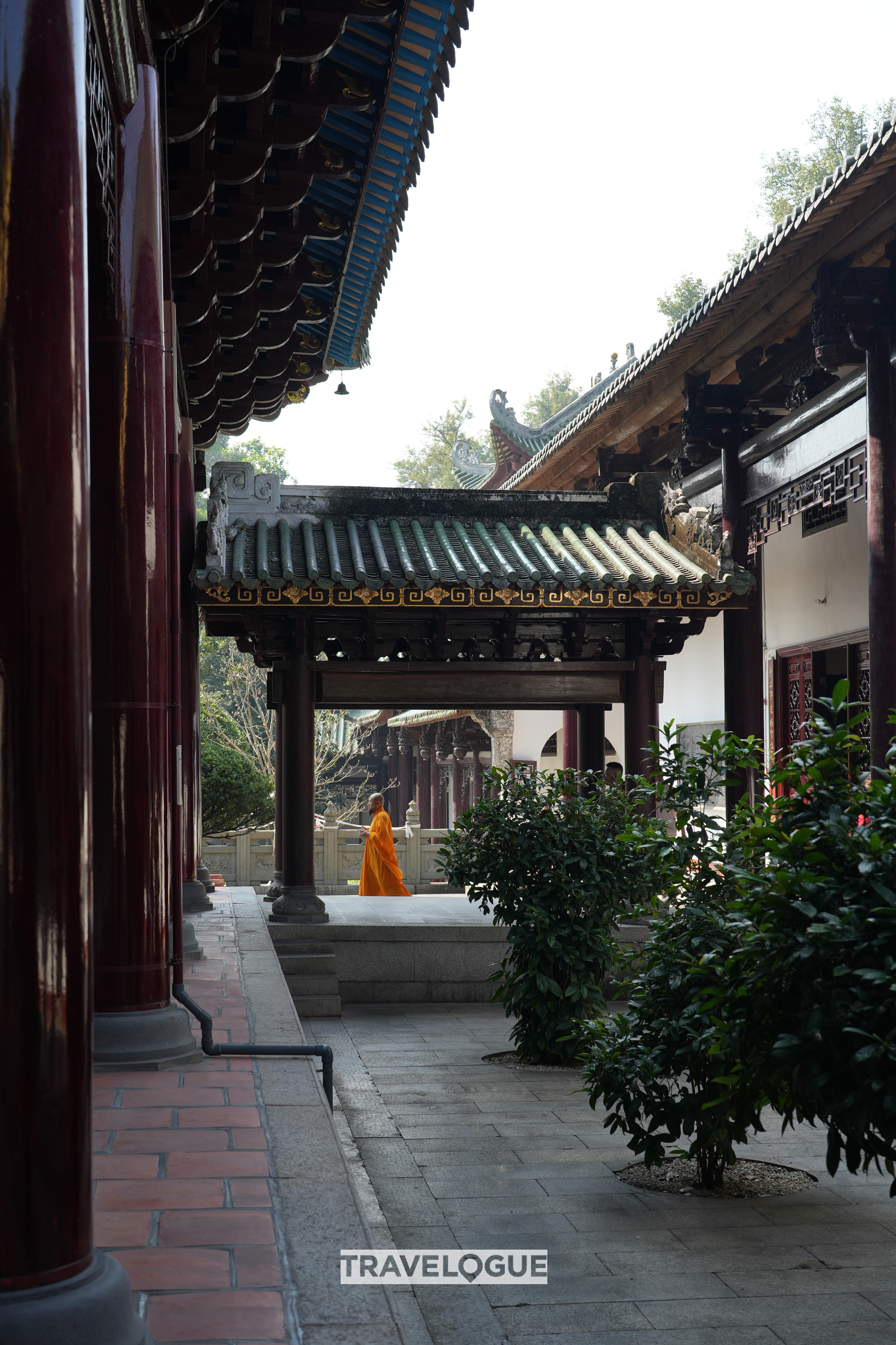 An undated photo shows the view of Nanhua Temple in Shaoguan, south China's Guangdong Province. /CGTN