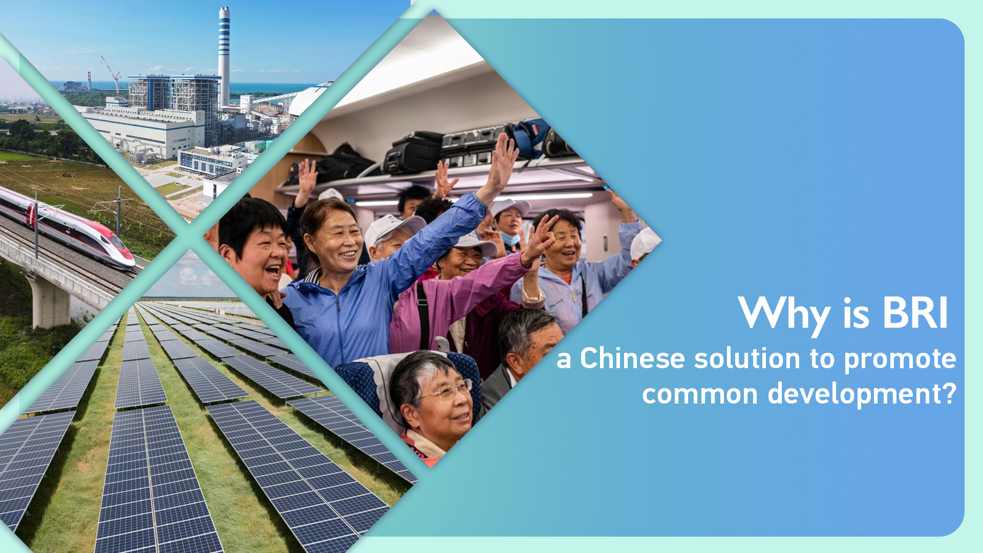 Why is BRI a Chinese solution to promote common development?