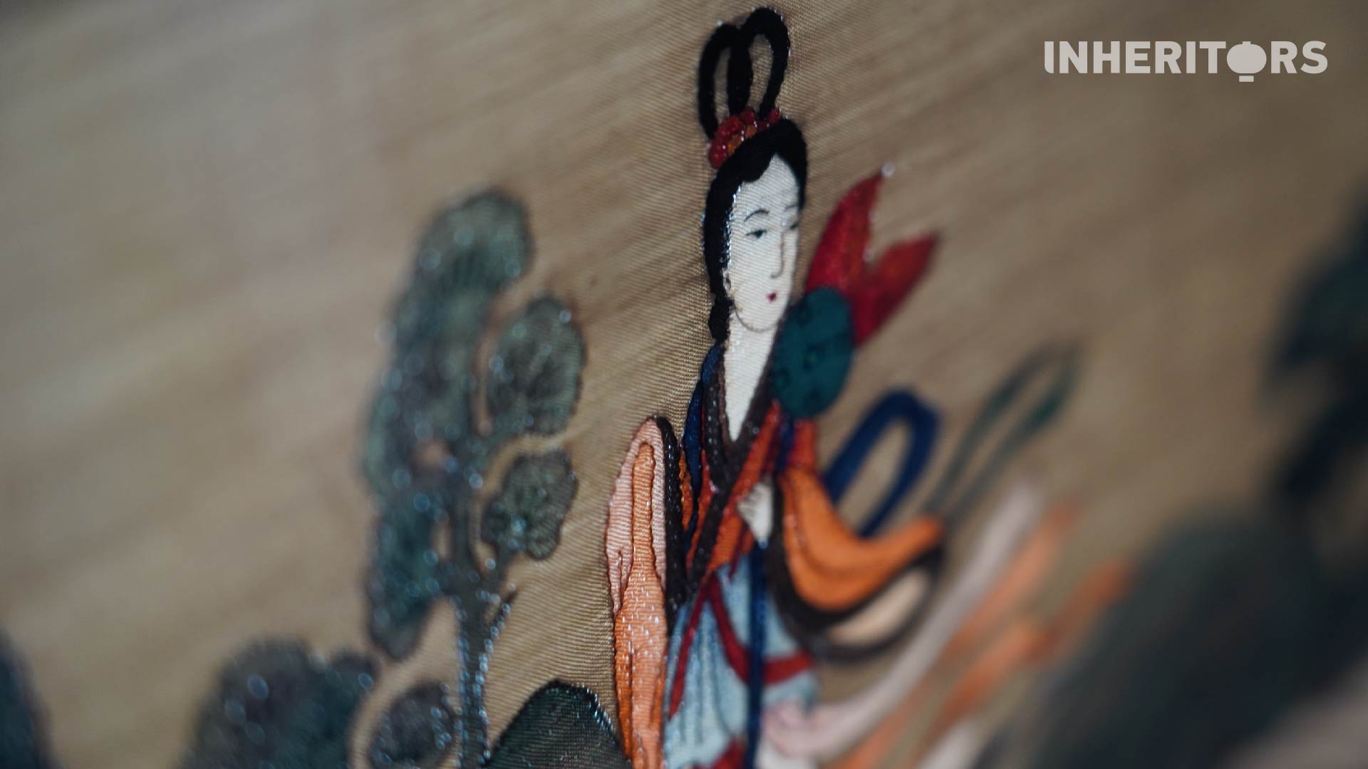 A view of silk tapestry in Suzhou, Jiangsu Province. /CGTN