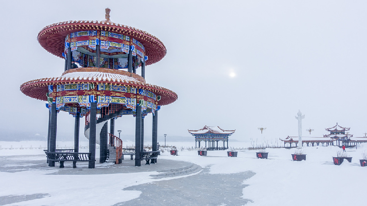 Live: View of China's easternmost city in Heilongjiang in winter - CGTN