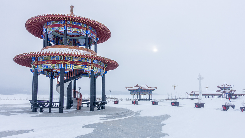 Live: View of China's easternmost city in Heilongjiang Province in winter