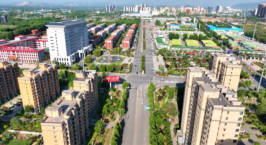 A view of Houbaligou Village, east China's Shandong Province, August 19, 2023. /Xinhua