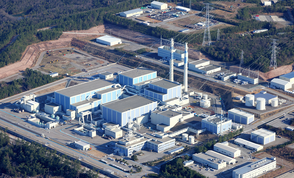 The Hokuriku Electric Power Company's Shika Nuclear Power Plant is seen after multiple strong earthquakes in Shika, Ishikawa Prefecture, January 1, 2024. /CFP