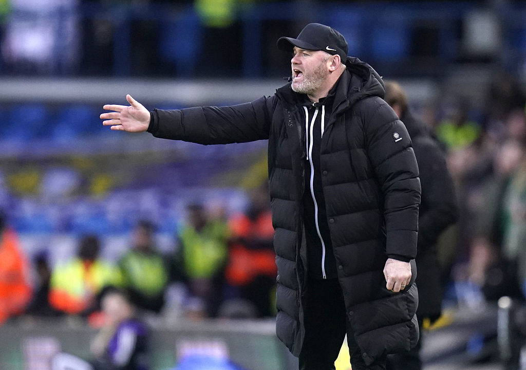 Wayne Rooney, manager of Birmingham City, during the EFL Championship game against Leeds United at lland Road in Leeds, England, January 1, 2024. /CFP