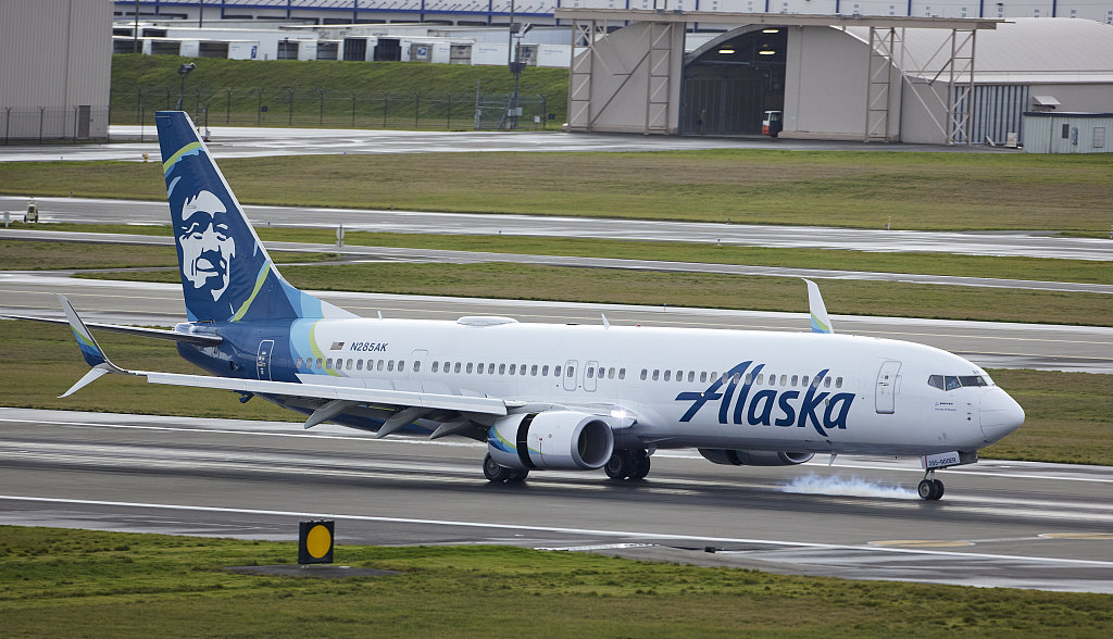 An Alaska Airlines Boeing 737 MAX 9 jetliner takes off from Portland International Airport, Oregon, USA, January 5, 2024. /CFP