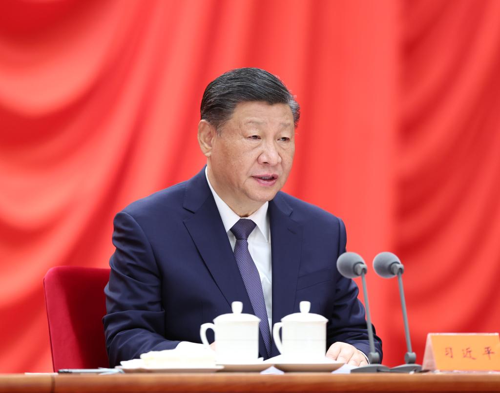 General Secretary of the Communist Party of China (CPC) Central Committee Xi Jinping, also Chinese president and chairman of the Central Military Commission, addresses the third plenary session of the 20th CPC Central Commission for Discipline Inspection (CCDI) on January 8, 2024. /Xinhua 
