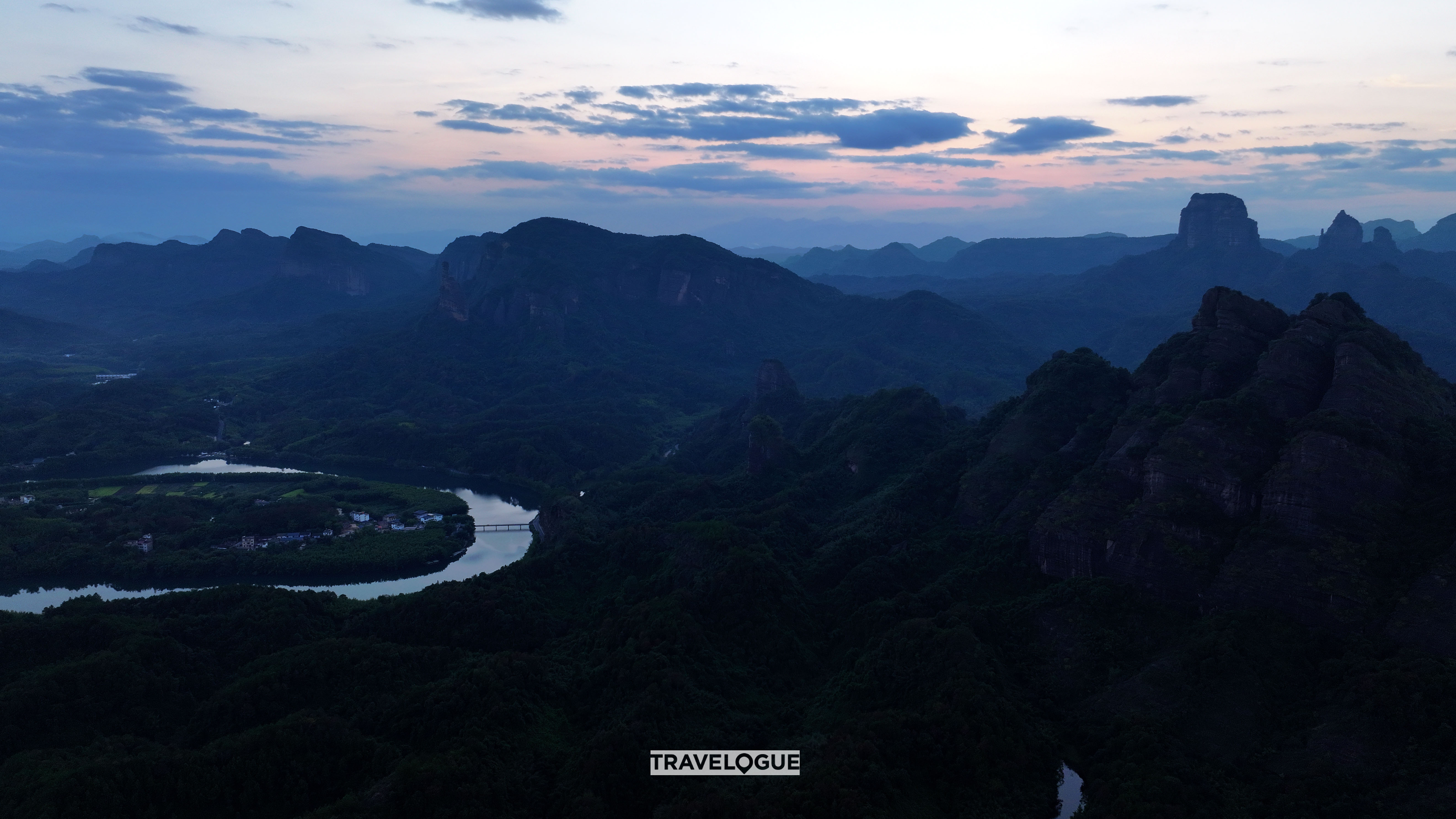 The Danxia landform in Shaoguan, Guangdong Province. /CGTN