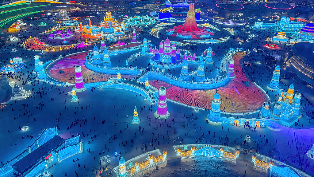 Live: Harbin Ice and Snow World wows visitors with spectacular sculptures – Ep. 5