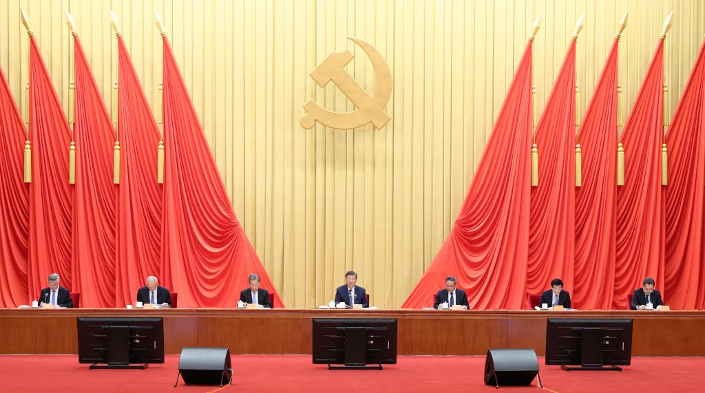 General Secretary of the Communist Party of China (CPC) Central Committee Xi Jinping, also Chinese president and chairman of the Central Military Commission, addresses the third plenary session of the 20th CPC Central Commission for Discipline Inspection (CCDI) in Beijing, capital of China, January 8, 2024. /Xinhua