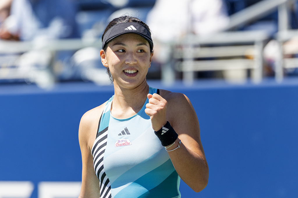 China's Wang Xinyu during the third round of the U.S. Open at the USTA National Tennis Cente in New York City, U.S., September 1, 2023. /CFP