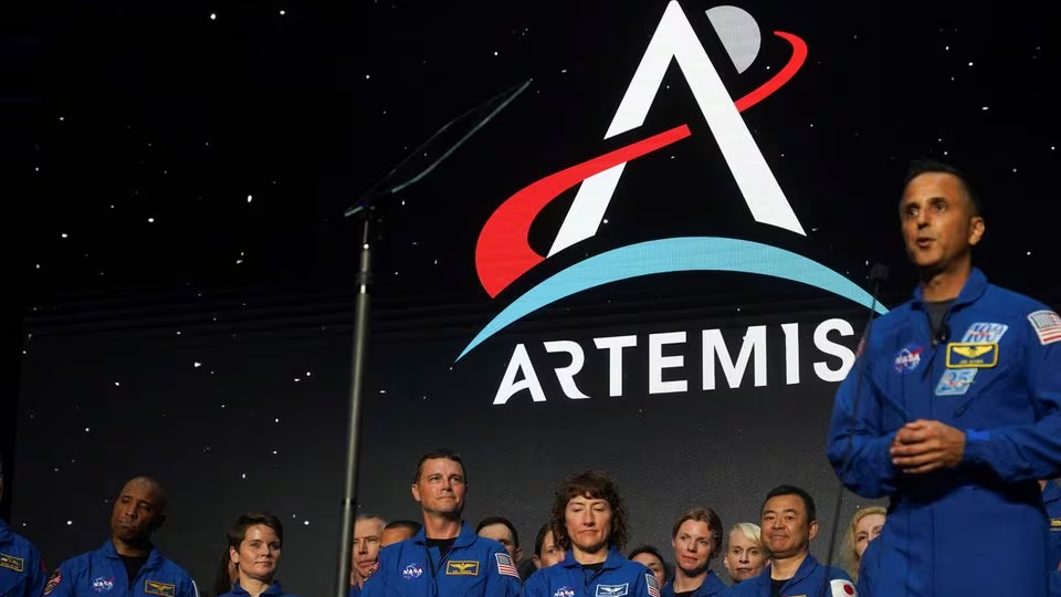 NASA astronaut Joseph M. Acaba speaks at a NASA event during which the crew of the Artemis 2 space mission to the moon and back is announced in Houston, Texas, U.S., April 3, 2023. /Reuters