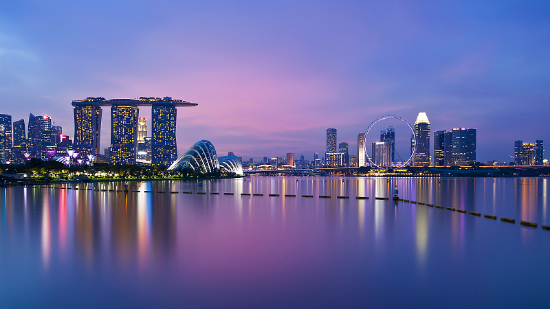 City view of Singapore. /CFP