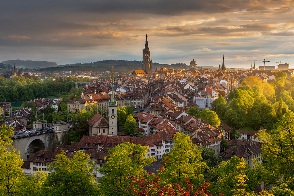 A file photo of Switzerland's Old City of Bern and its historic architecture. /CFP