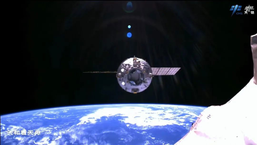 The Tianzhou-6 cargo spacecraft is detached from the China Space Station, January 19, 2024. /CMSA