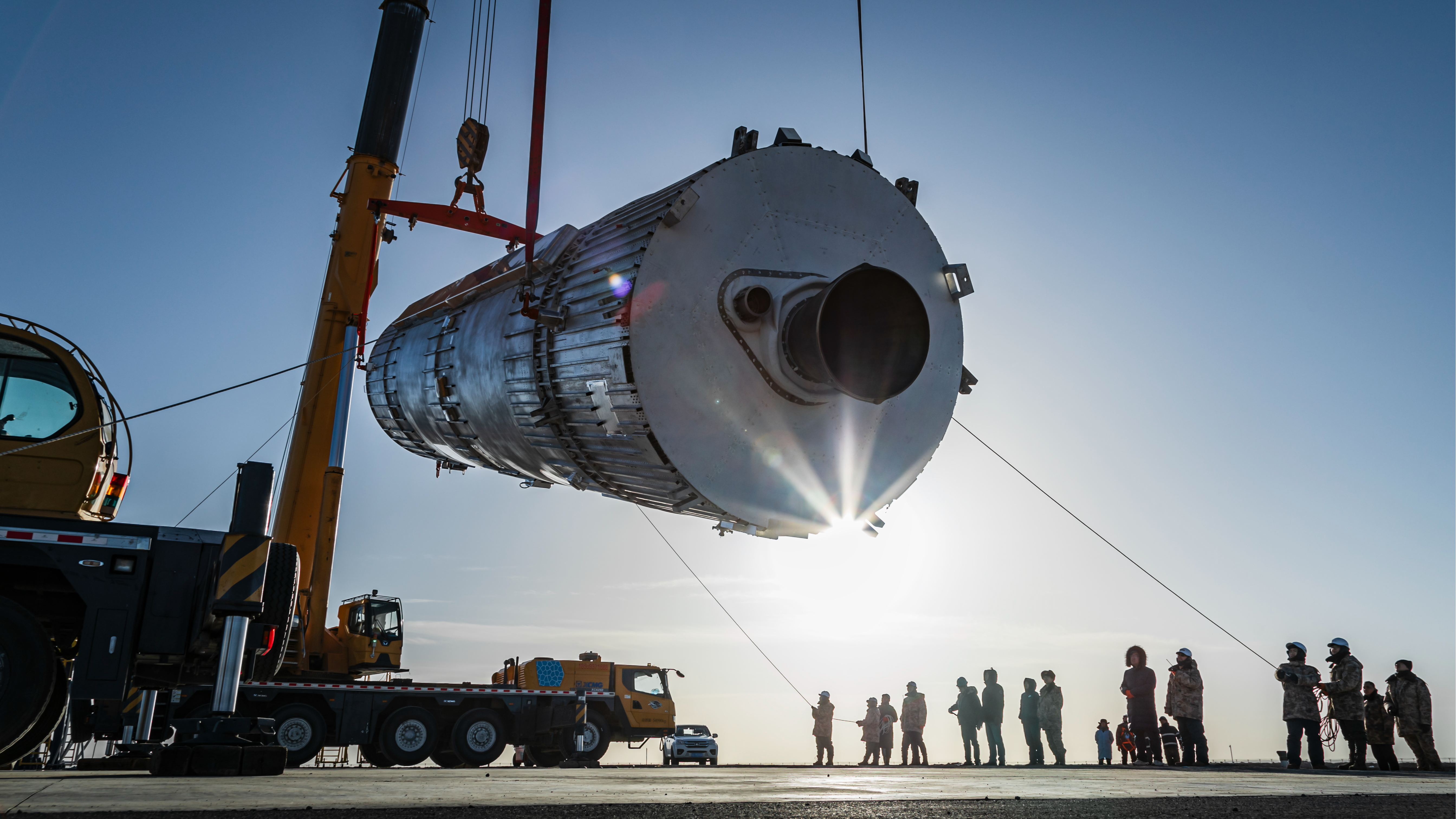 Zhuque-3 on its way to the launch site. /Photo by LandSpace