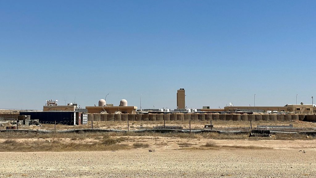 A view of the Ain al-Assad airbase hosting U.S. forces in the western Anbar Province, Iraq, July 8, 2021. /CFP