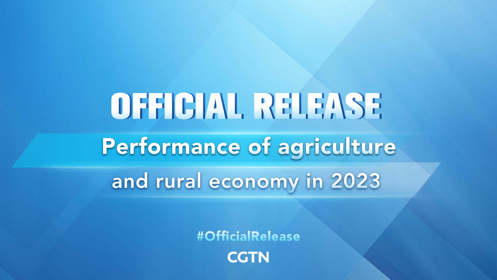 Live: Performance of agriculture and rural economy in 2023