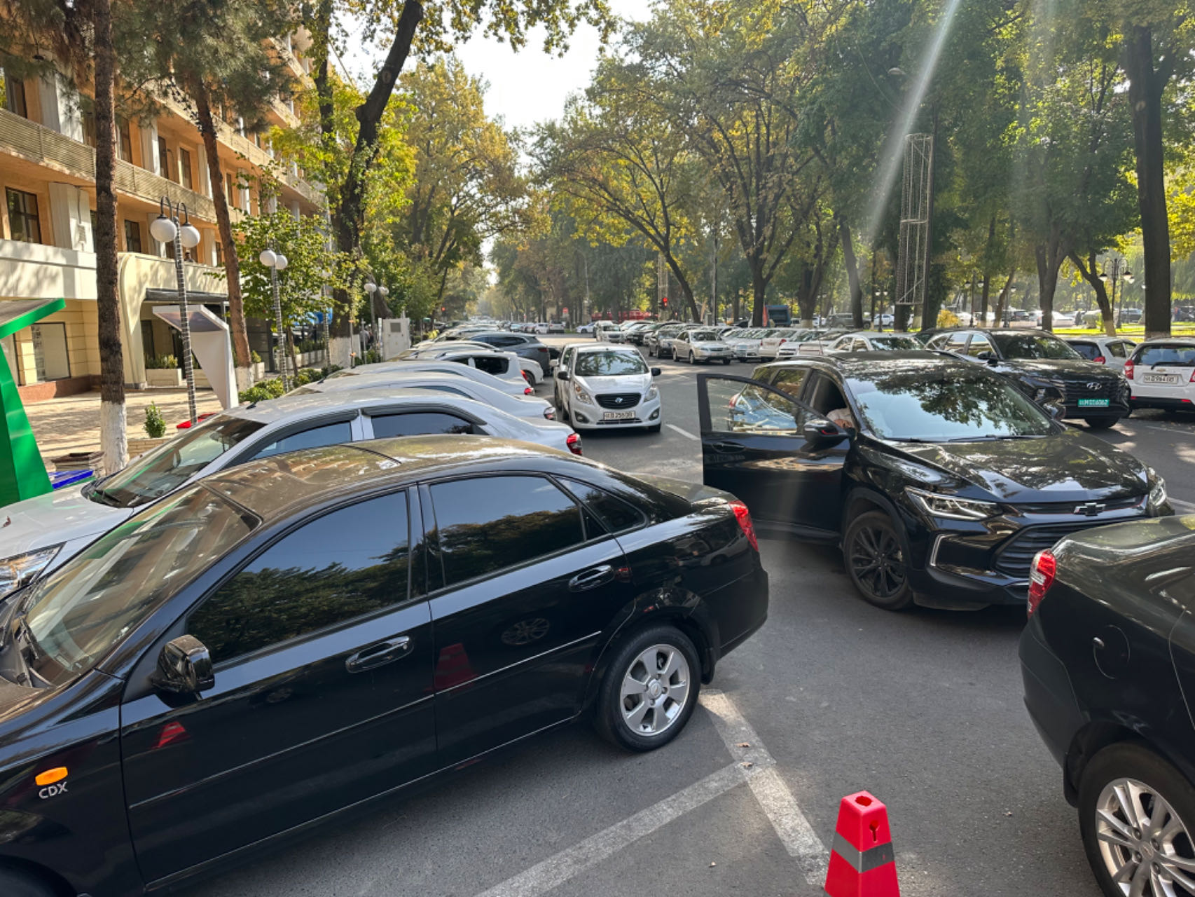 Chinese new energy vehicles are seen on the streets of Tashkent, capital of Uzbekistan. Zheng Junfeng/CGTN