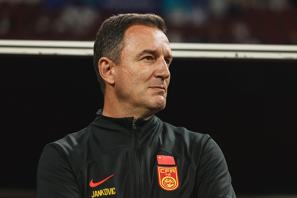 China coach Aleksandar Jankovic after their Asian Cup group stage loss to Qatar in Doha, Qatar, January 22, 2024. /CFP
