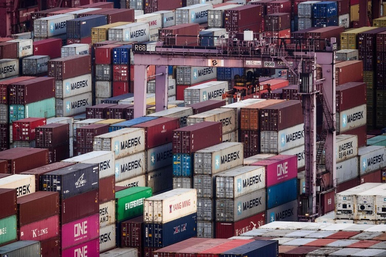 Cargo containers are stacked at the Kwai Tsing Container Terminals in Hong Kong Special Administrative Region, south China, May 12, 2021. /CFP