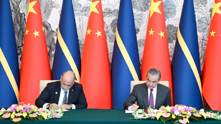 China, Nauru reestablish diplomatic relations CGTN