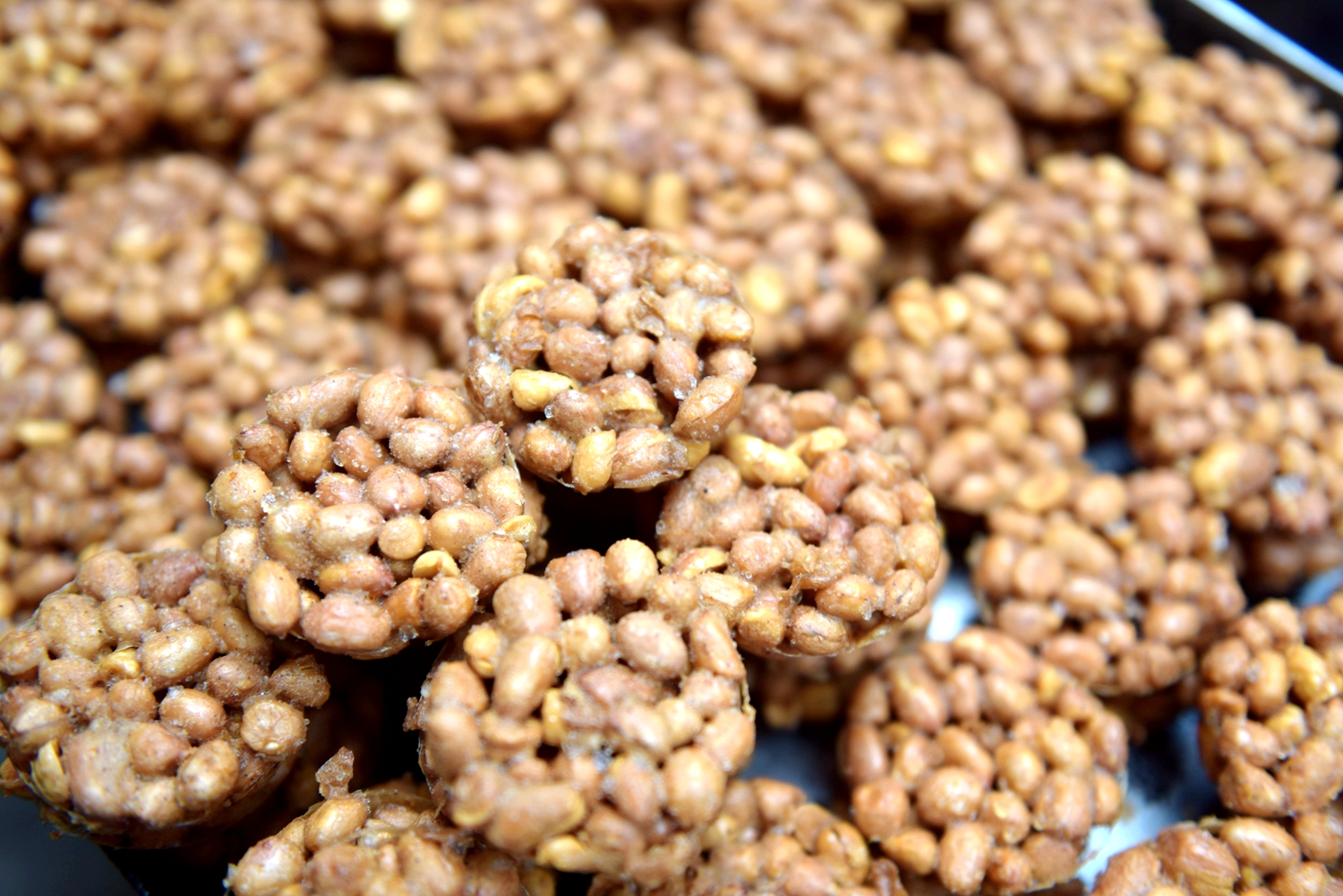 Wupo peanut cake is a popular street snack in Tunchang County, Hainan Province. /Photo provided to CGTN