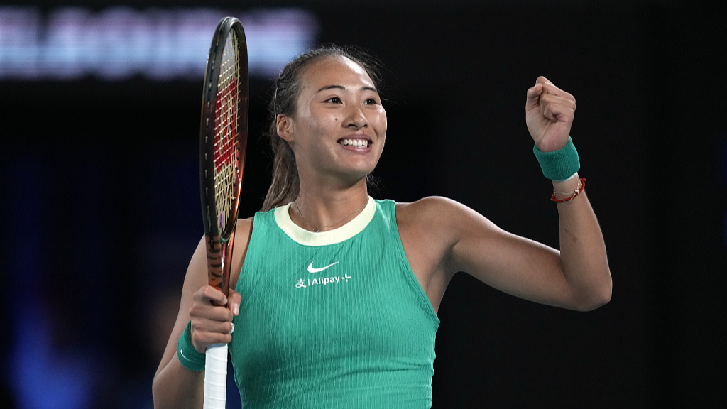 Zheng Qinwen reaches first Grand Slam singles semis at Australian Open