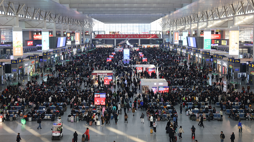 Live: 2024 Spring Festival travel rush begins across China